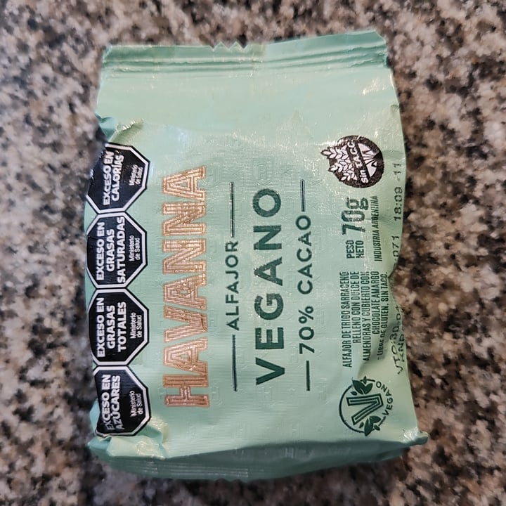 photo of Havanna Alfajor Vegano Libre De Gluten shared by @agustinnavarra on  26 Apr 2024 - review