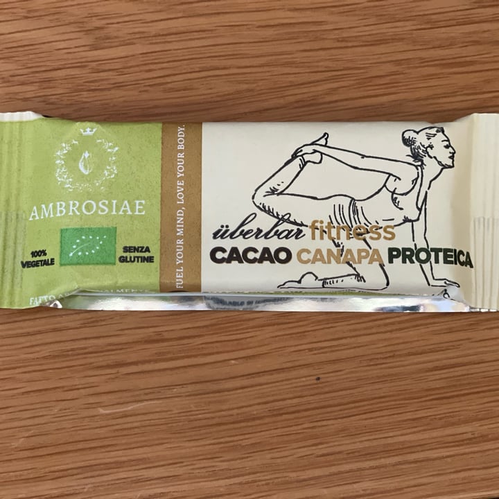 photo of Ambrosiae überbar fitness cacao canapa proteica shared by @pallino on  21 Aug 2023 - review