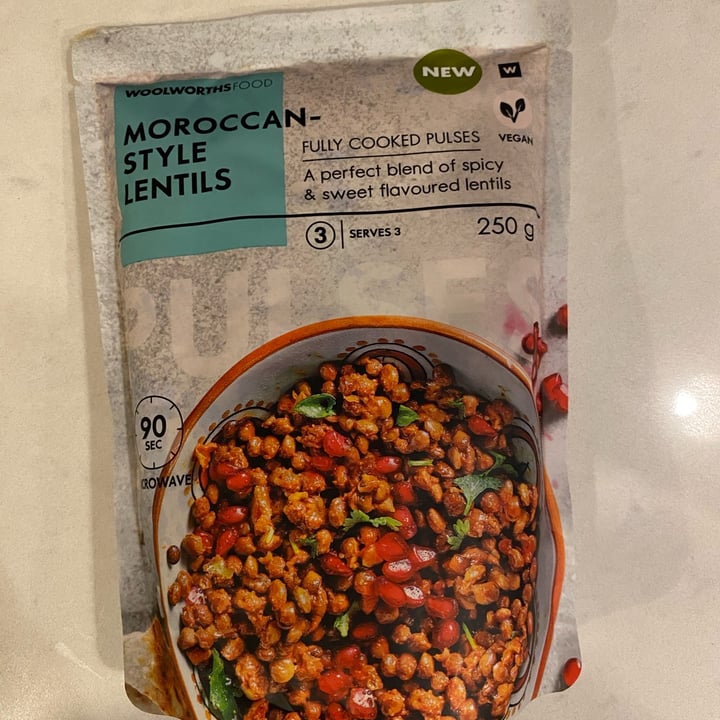 photo of Woolworths Food Moroccan-Style Lentils shared by @neale on  20 Sep 2023 - review