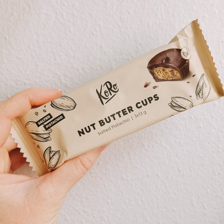 photo of Koro bio nut butter cups pistacchio shared by @chiarett on  18 Oct 2023 - review