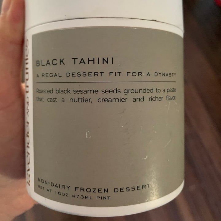 photo of Lavender and Truffles Dairy Free Ice Cream Black Tahini shared by @veghui on  05 Sep 2025 - review