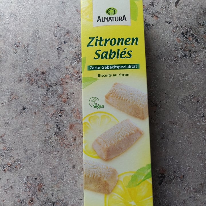 photo of Alnatura Zitronen Sables shared by @saechsine on  14 Sep 2023 - review