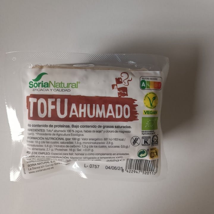 photo of Soria Natural Tofu Ahumado shared by @natalia231080 on  03 Mar 2025 - review