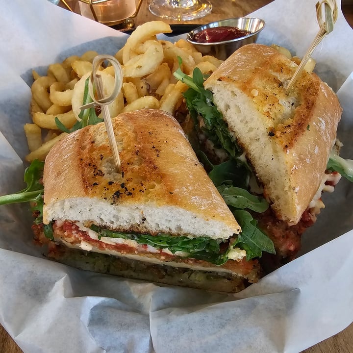 photo of James Ave Pumphouse Food & Drink Crispy Tofu Parm Sandwich shared by @mermont on  17 Mar 2024 - review