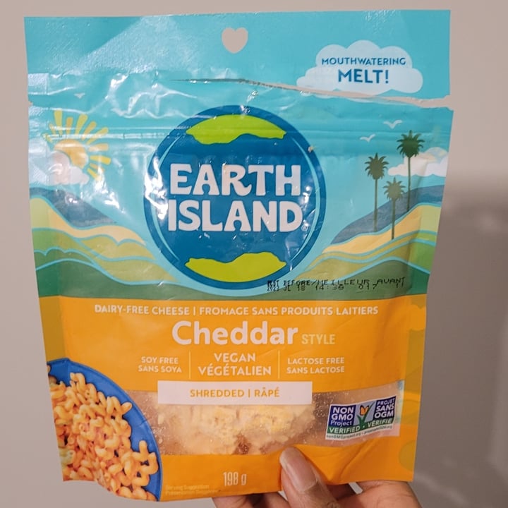 photo of Earth Island Cheddar Shreds shared by @theveglife on  26 Aug 2023 - review