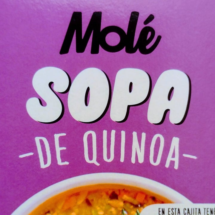 photo of Molé sopa de quinoa shared by @alejandraglck on  02 Apr 2024 - review