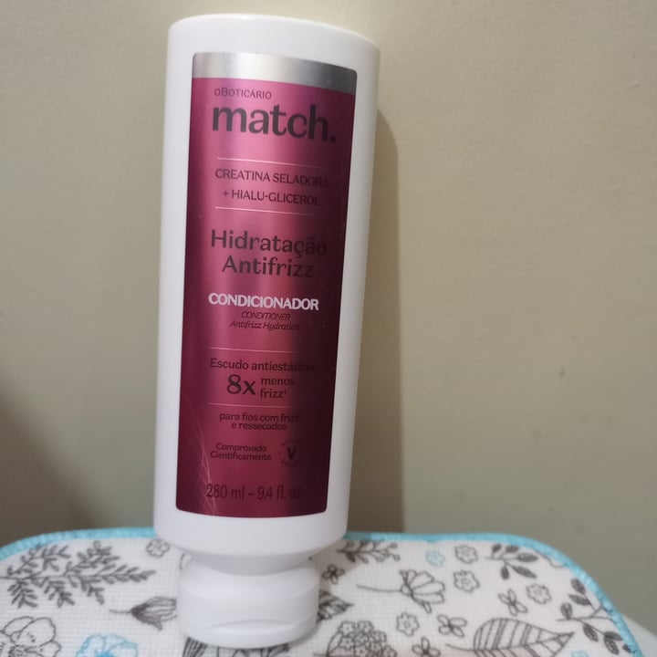 photo of O Boticário Condicionador Match Hidratação Antifrizz shared by @larimidori on  26 Apr 2024 - review