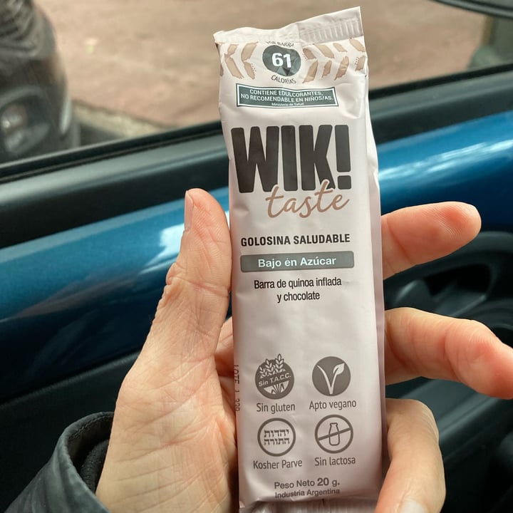 photo of Wik taste Barra De Quinoa shared by @lolimiqueo on  22 Aug 2024 - review