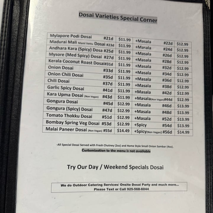 photo of Dosa Express Masala Dosa shared by @actuallee-lexie on  28 Jun 2025 - review