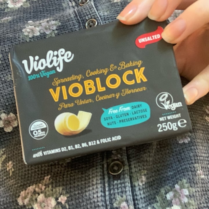 photo of Violife Vioblock unsalted shared by @hereforareason on  04 Apr 2024 - review