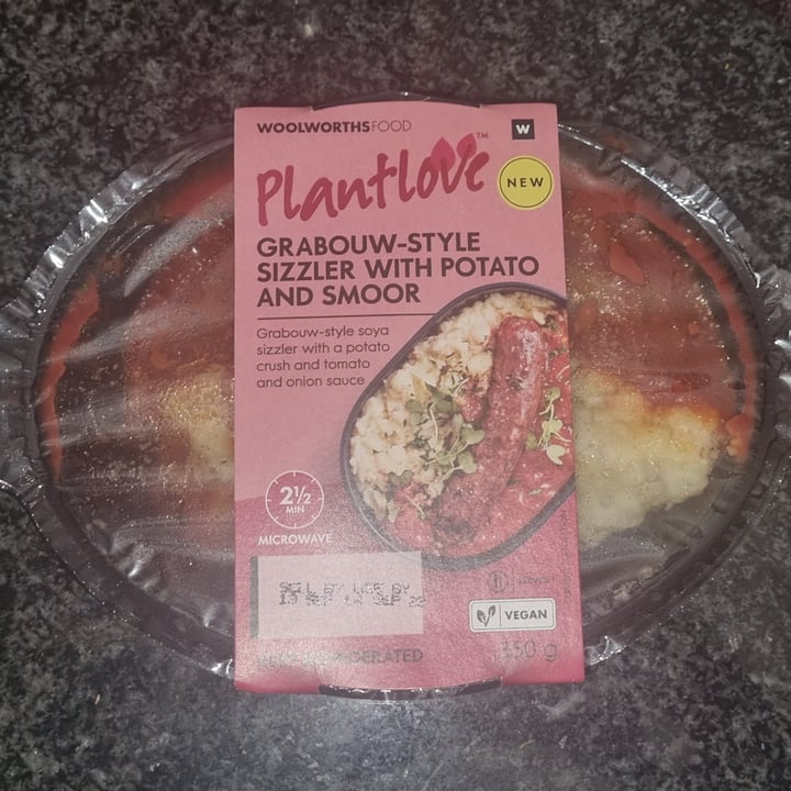 photo of Woolworths Grabouw-style sizzler with potato and smoor shared by @sunshineyum on  14 Sep 2023 - review