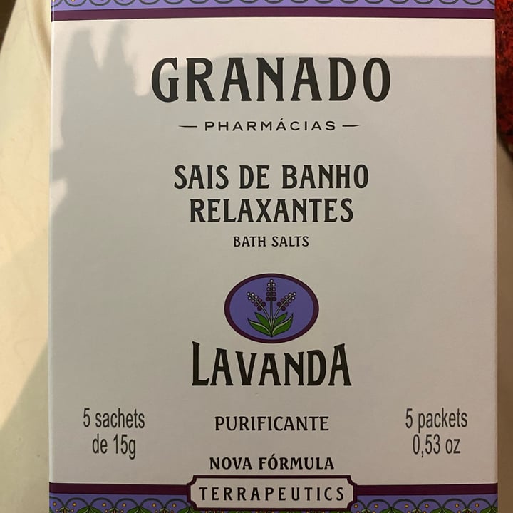 photo of Granado Sais de banho shared by @karingreco on  24 Aug 2023 - review