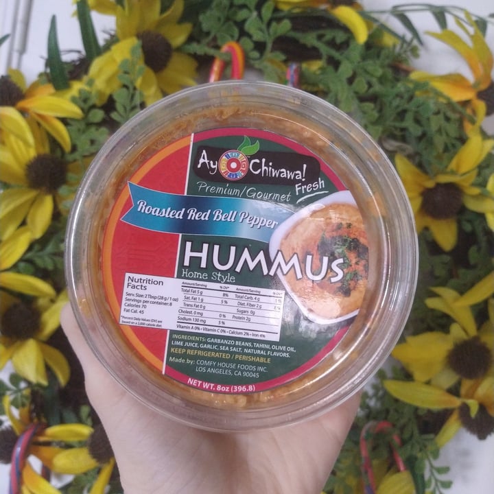 photo of Ay chiwawa Premium Gourmet Red Roasted Bell Pepper Hummus Home Style shared by @mewinabubble on  23 Aug 2025 - review