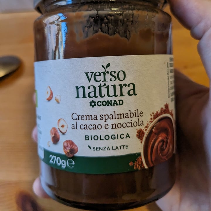 photo of Verso Natura Conad Veg Crema Spalmabile Al Cacao E Nocciola Biologica shared by @aconito88 on  30 Sep 2023 - review