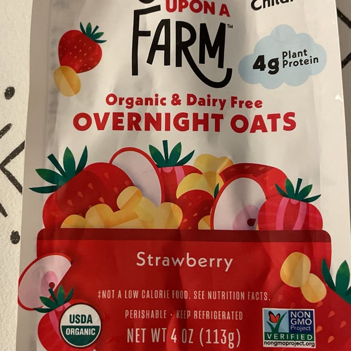 photo of Once Upon a Farm overnight oats shared by @shiamoreno65 on  29 Jul 2024 - review