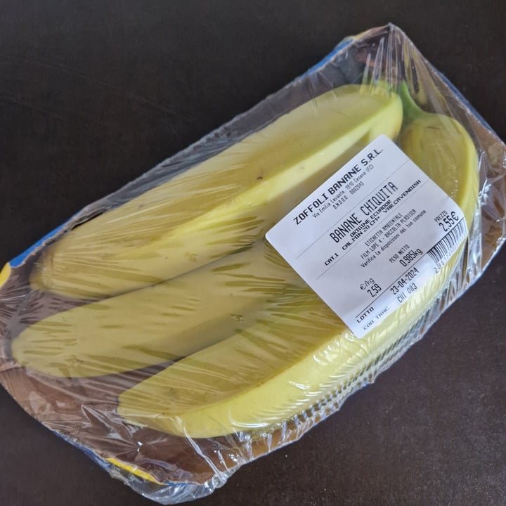 photo of zoffoli banane banane chiquita varietà cavendish shared by @mara55 on  24 Apr 2024 - review