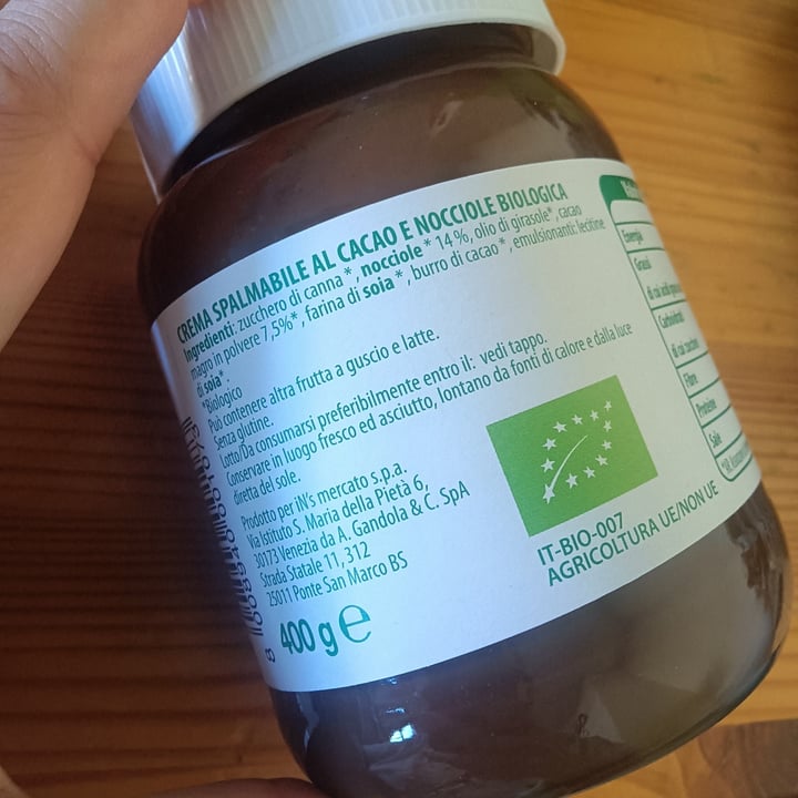 photo of Bio iN's crema alle nocciole biologica shared by @artemisianera on  09 Sep 2024 - review