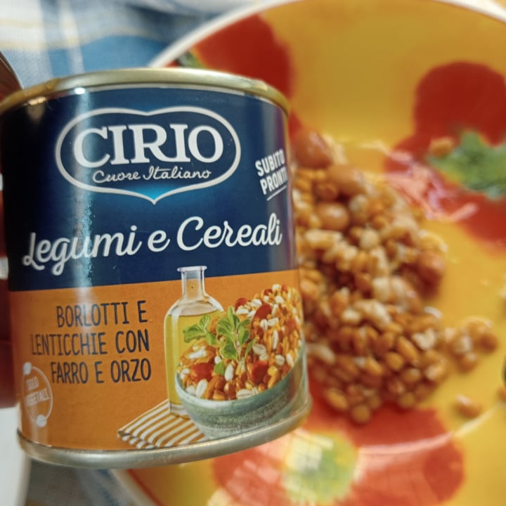photo of Cirio legumi e cereali farro orzo borlotti lenticchie shared by @sabatoalmercato on  09 May 2024 - review