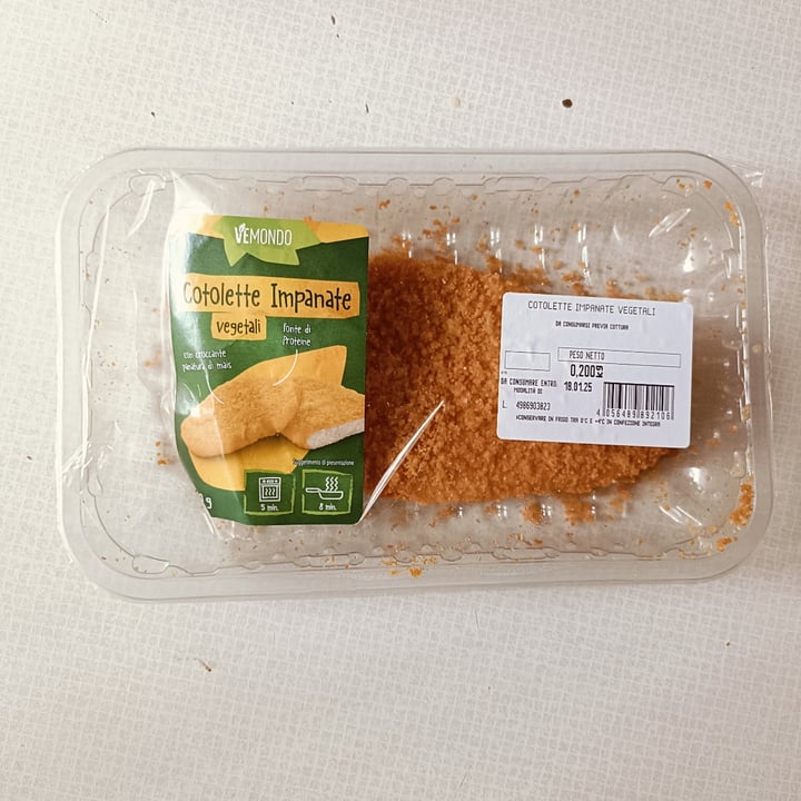photo of Vemondo cotolette impanate vegetali shared by @vaccallegra on  05 Feb 2025 - review