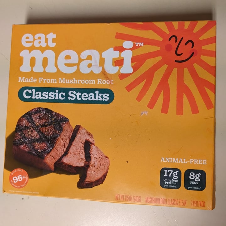 photo of Eat Meati Classic Steaks shared by @kristikrum on  01 Jun 2024 - review