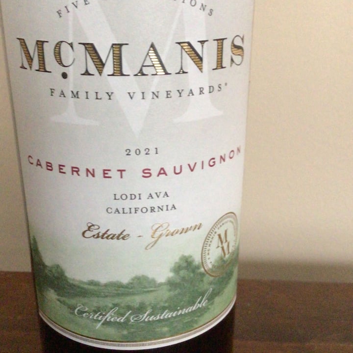 photo of McManis 2021 Cabernet Sauvignon shared by @katballou on  27 Oct 2023 - review