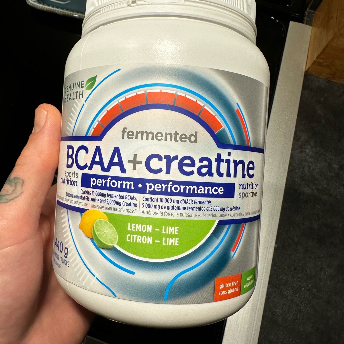 Genuine Health BCAA + Creatine Lemon Lime Reviews abillion