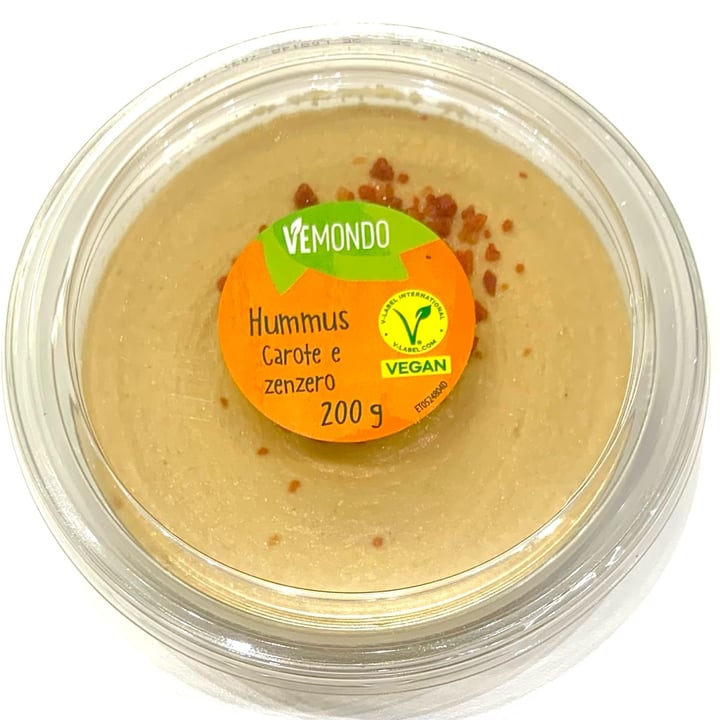photo of Vemondo hummus carote e zenzero shared by @marabasso on  05 May 2025 - review