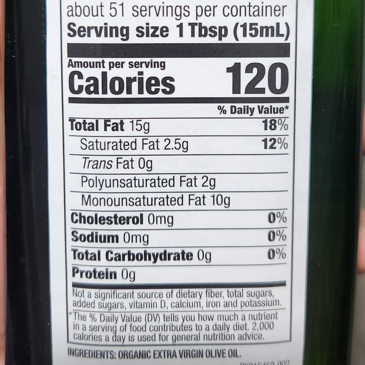 photo of Spectrum Culinary organic extra virgin olive oil shared by @brtjohns on  07 Oct 2025 - review