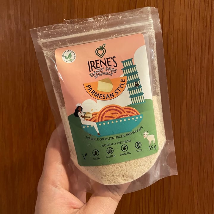 photo of Irene's Gourmet Dairy Free Powder Parmesan Style shared by @annika-m on  22 Mar 2024 - review