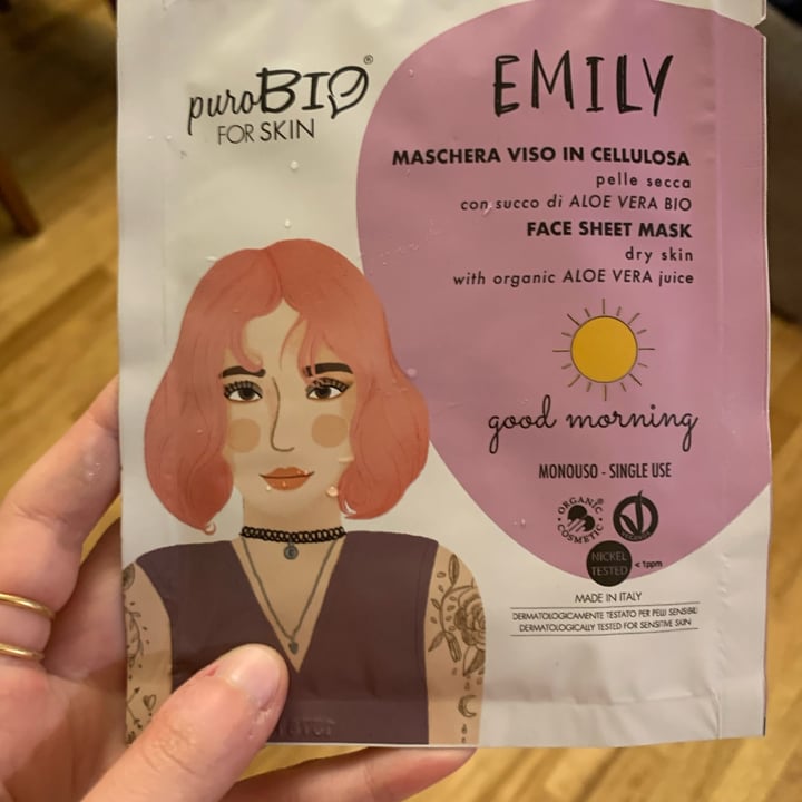photo of PuroBIO Cosmetico maschera emily shared by @ginnypinny on  15 May 2024 - review