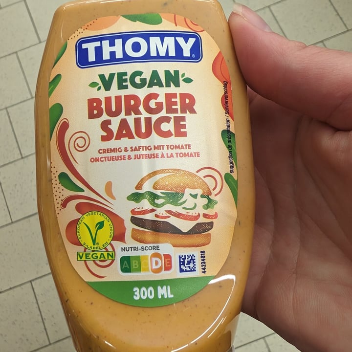 photo of Thomy Vegan Burger sauce shared by @vganbeast on  01 May 2024 - review