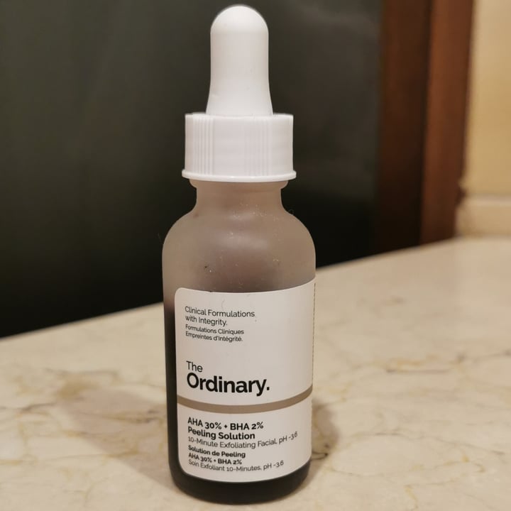 photo of The Ordinary AHA 30% + BHA 2% Peeling Solution shared by @josematas on  24 Aug 2023 - review