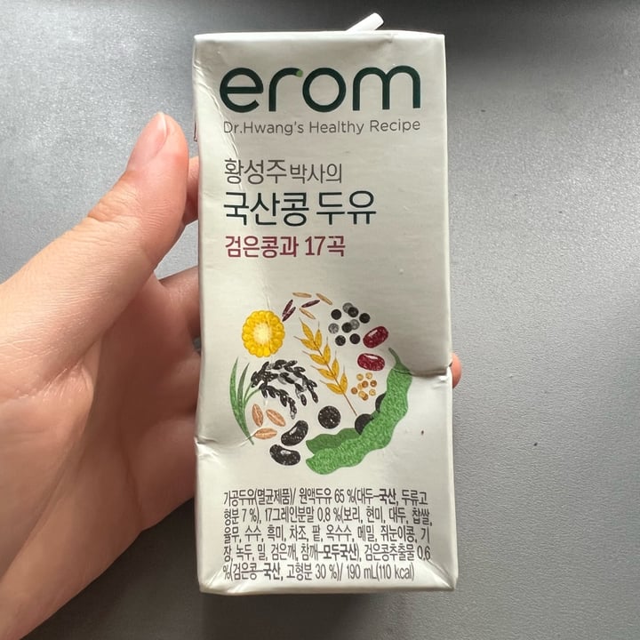 photo of erom Dr Hwang Seong-Ju’s 17 Grain & Black Bean Soymilk shared by @consciouscookieee on  19 Aug 2023 - review