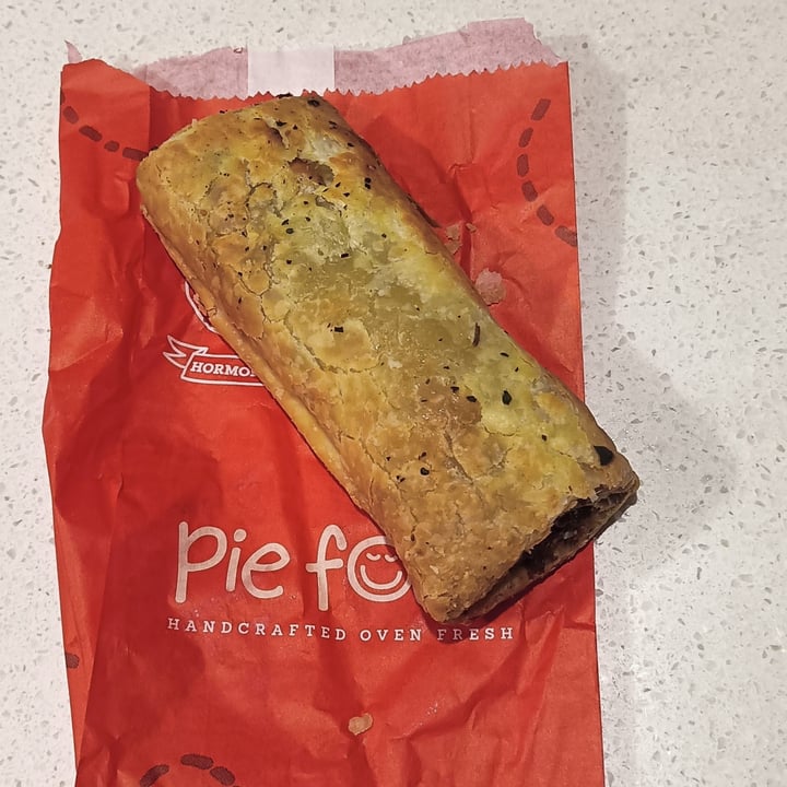 photo of Pie face Vegan Sausage Roll shared by @tardisco on  06 Oct 2025 - review