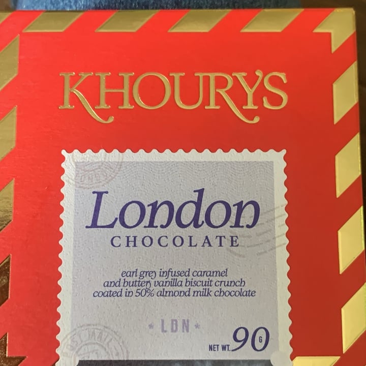 photo of khourys Khourys London chocolate shared by @greenpiglet on  16 Sep 2025 - review