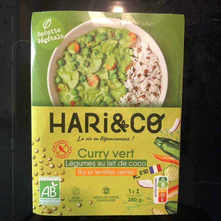 photo of Hari&Co curry vert shared by @raffamarini on  02 Sep 2023 - review