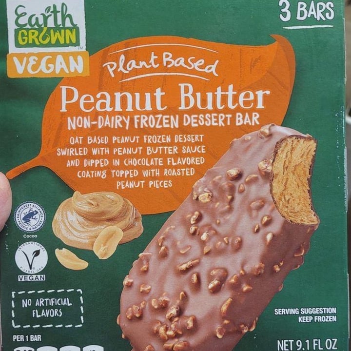 photo of Earth Grown Non-Dairy Dessert Bar (Peanut Butter) shared by @manelin on  15 Jan 2024 - review