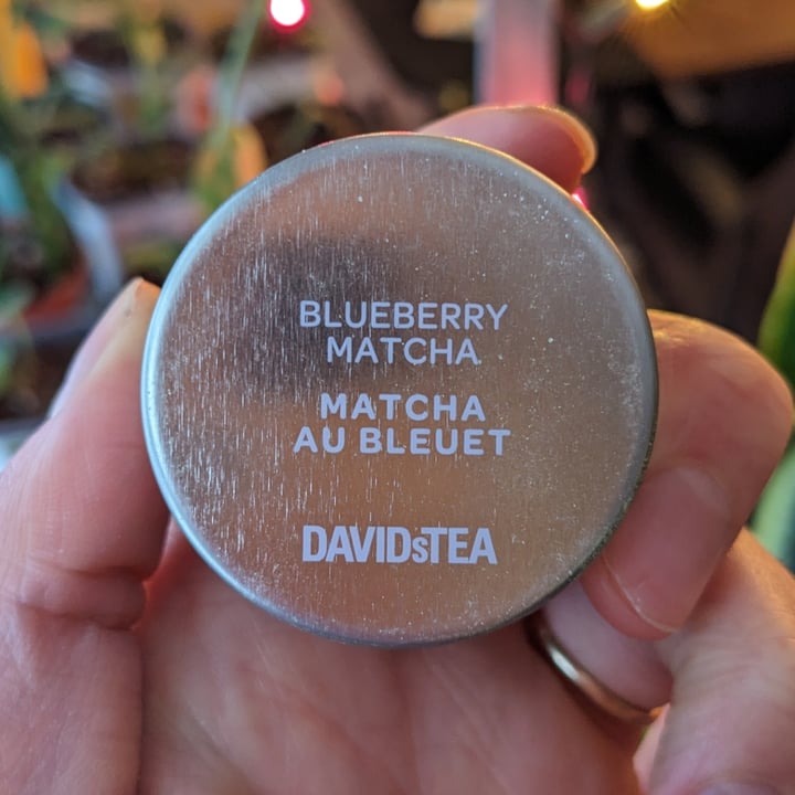 photo of DAVIDsTEA blueberry matcha drink mix shared by @jandrews on  11 Jan 2024 - review