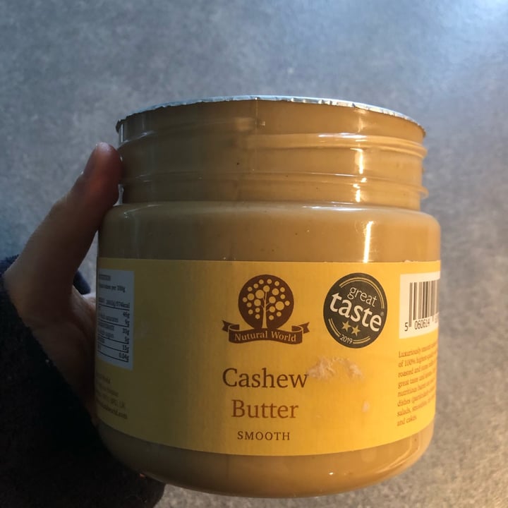 photo of Nutural World Cashew Butter Smooth shared by @giusimorra on  09 May 2024 - review