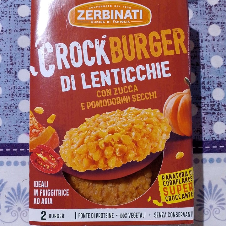 photo of Zerbinati Crockburger Di Lenticchie Con Zucca E Pomodori Secchi shared by @snakegdg on  16 Feb 2025 - review