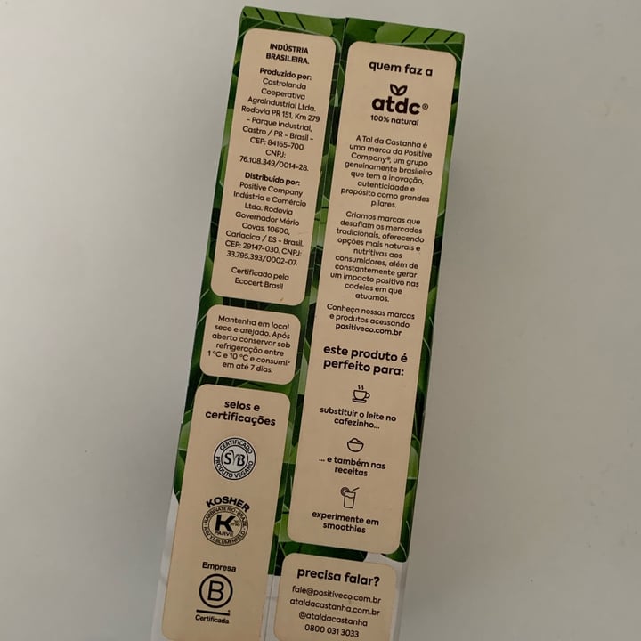 photo of A Tal da Castanha alimento com castanha de caju shared by @zoinho on  15 Sep 2024 - review