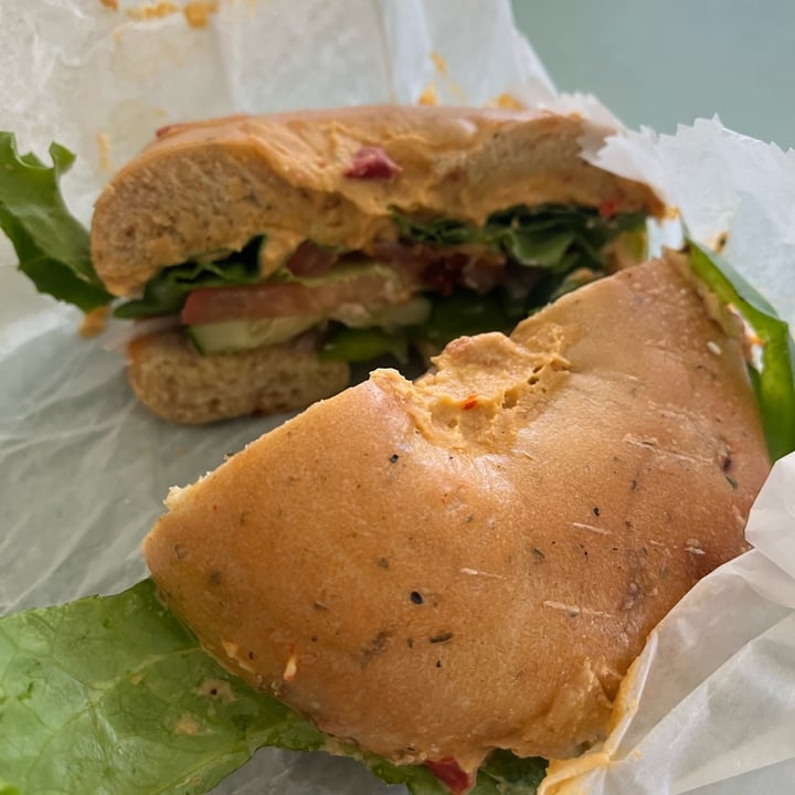 photo of Bagel Station Inc Hummus Sandwich shared by @sophierr on  02 Mar 2024 - review