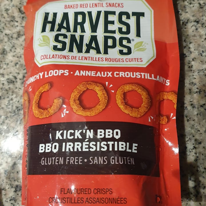 photo of Harvest Snaps Kickin' BBQ Lentil Loops shared by @paniwilson on  24 Apr 2024 - review