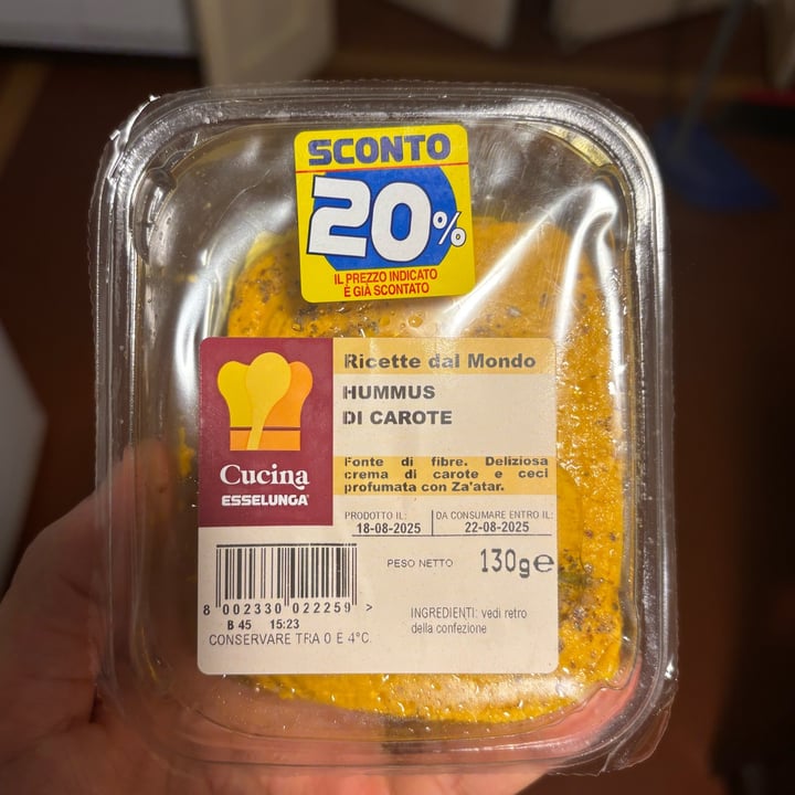 photo of Esselunga Hummus di Carote shared by @michbrhane on  21 Aug 2025 - review