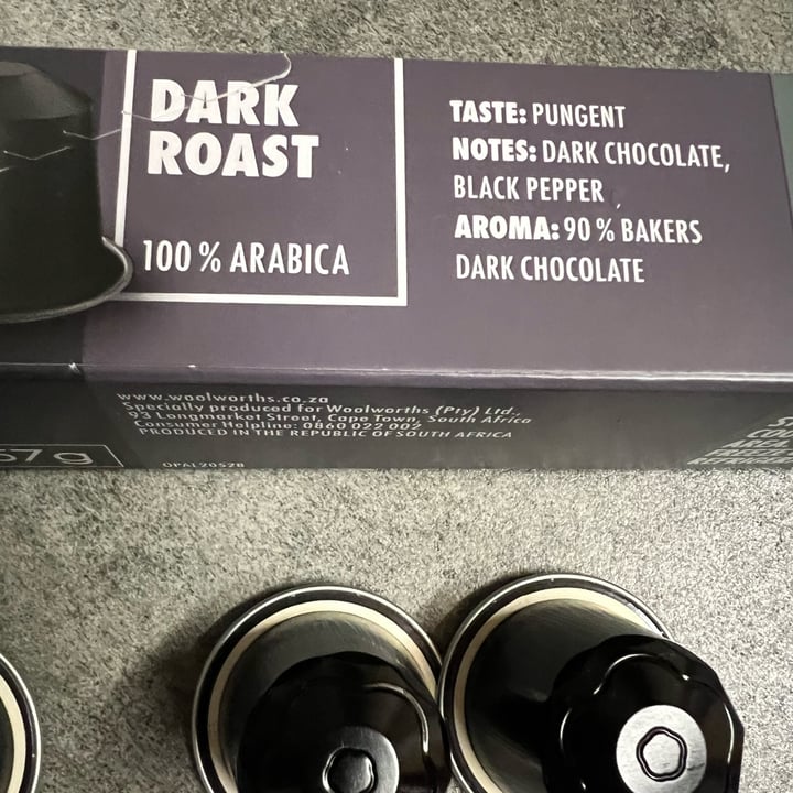 photo of Woolworths Food continental espresso capsules shared by @ftc on  22 Oct 2023 - review
