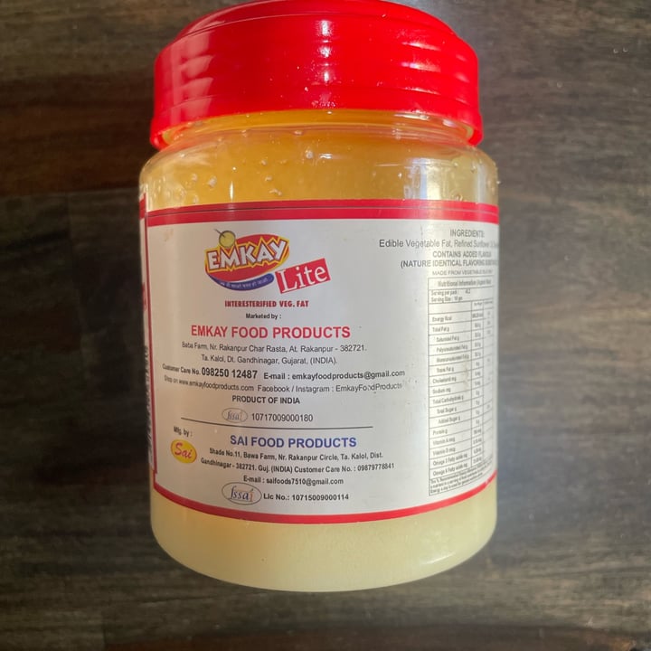 photo of Emkay Food Products Vegan Ghee shared by @khushire on  04 Jan 2024 - review