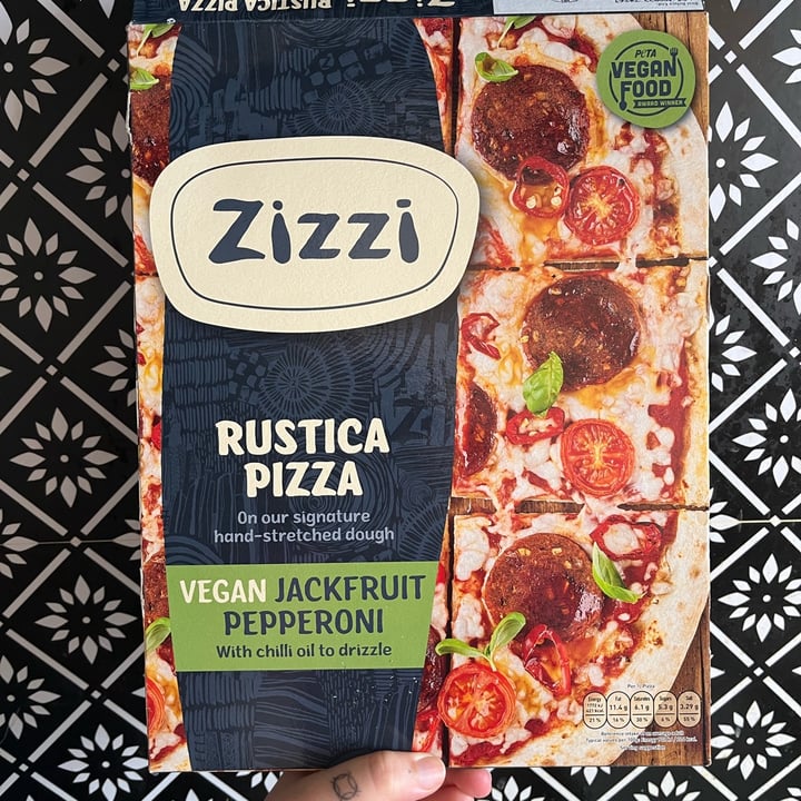 Zizzi Vegan Jackfruit Pepperoni Rustica Pizza Review abillion