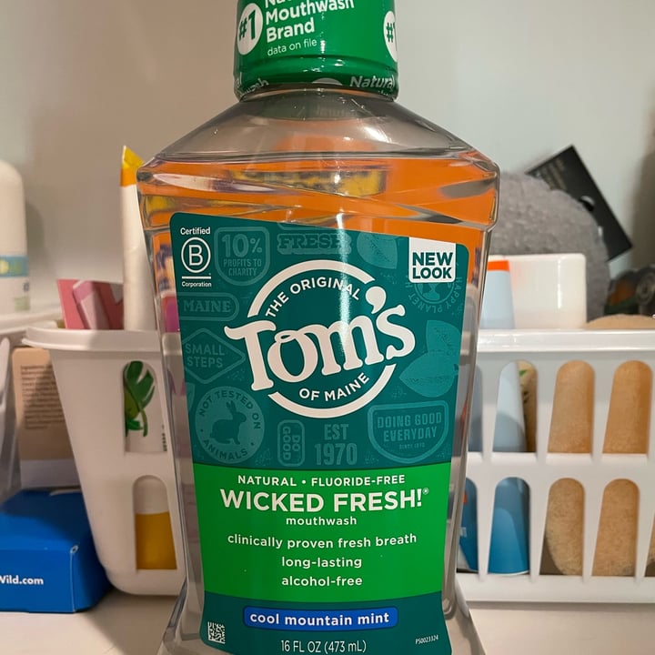photo of Tom's of Maine Wicked Fresh Cool Mountain Mint Mouthwash shared by @julie4theanimals on  06 Dec 2023 - review
