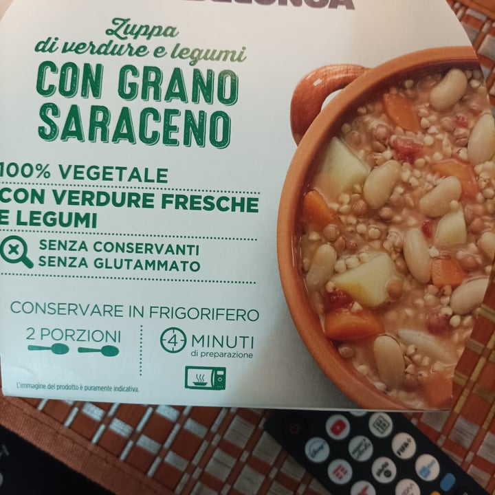 photo of  Esselunga Zuppa di verdura e legumi con grano saraceno shared by @roxana666 on  09 Feb 2024 - review