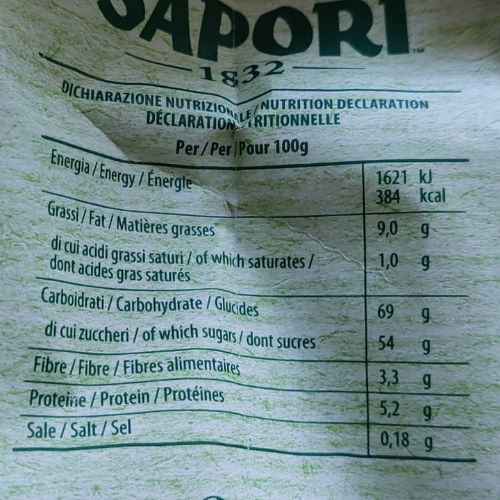 photo of Sapori Delizie di Mandorle Al Pistacchio shared by @ericaconlac on  16 Jan 2025 - review